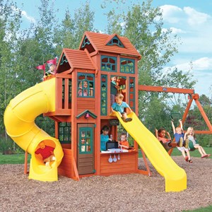 Aire de jeux en bois canyon ridge de ki