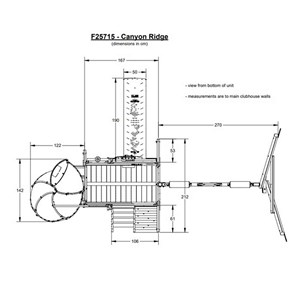 Aire de jeux en bois canyon ridge de ki