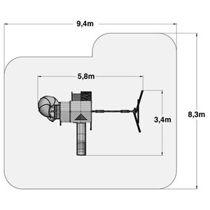 Aire de jeux en bois canyon ridge de ki