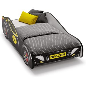 Lit simple hero batmobile 160x80 noir
