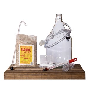 Kit 2x5l blonde-gueuse 15bouteilles 33cl
