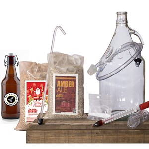 Kit 2x5l ambree-noel 15 bouteilles 33cl