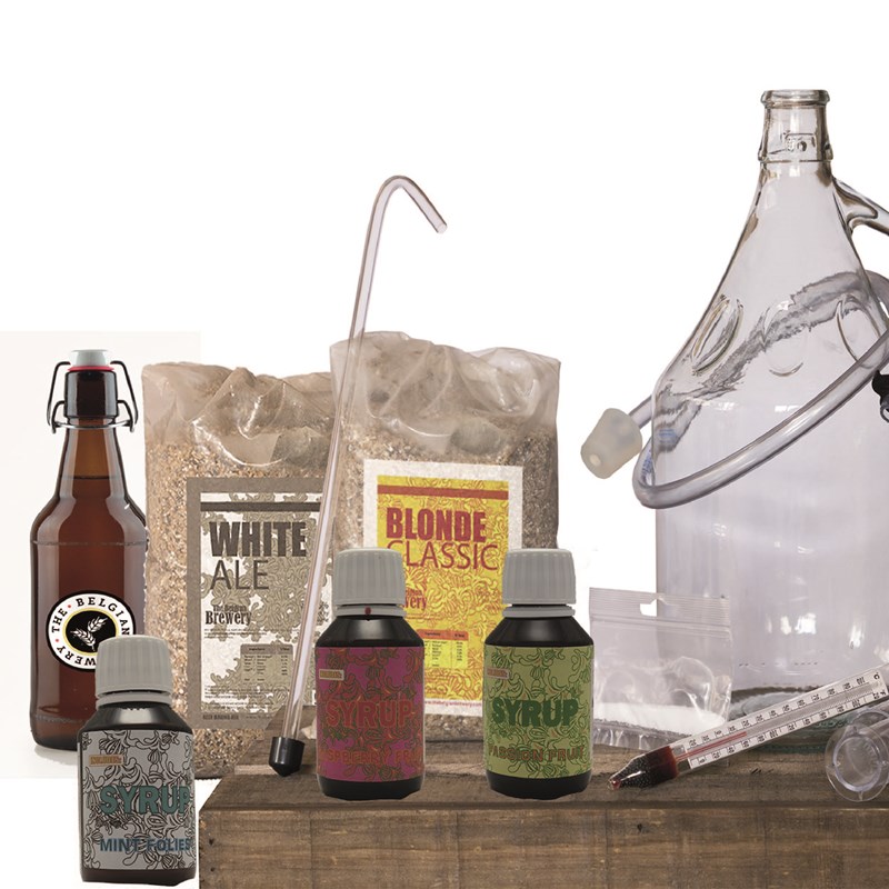 The Belgian Brewery - Pack kit bio blond-white 6bouteilles *