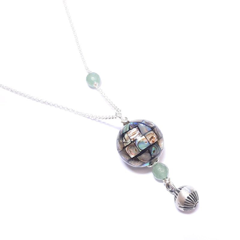 Bola de grossesse en argent 925 et nacre