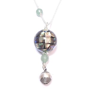 Bola de grossesse en argent 925 et nacre