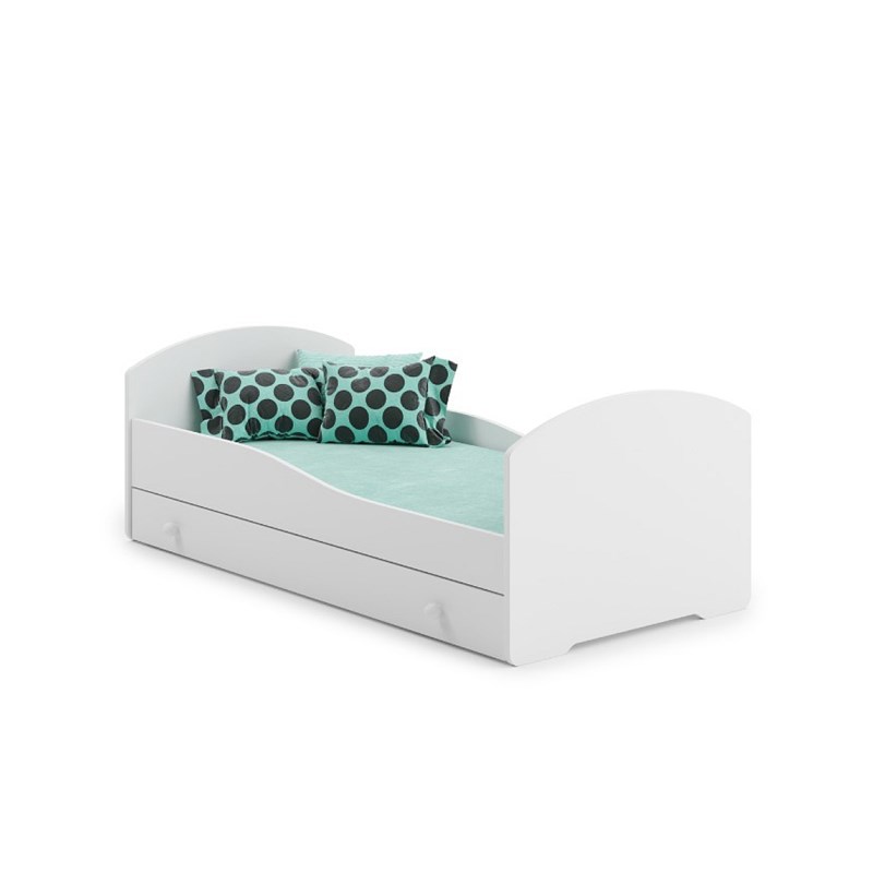 Lit simple luk 140x70 avec tiroir