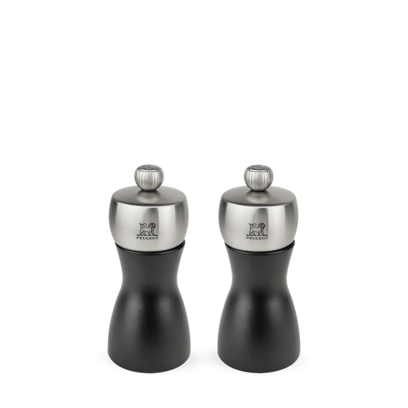 Peugeot - Duo moulins poivre & sel noir 12cm fidji
