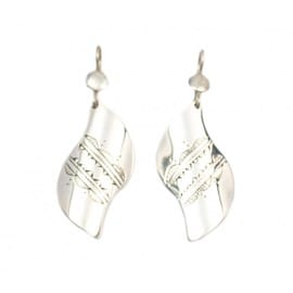 Boucles d'oreilles feuille