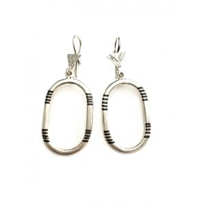 Boucles d'oreille touareg en argent