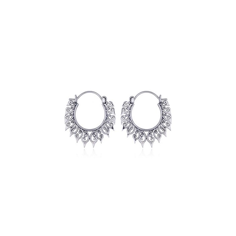 Bijoucolor - Boucles d'oreilles motif géométrique