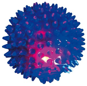 Balle à picots lumineuse