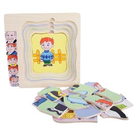 Puzzle cycle vie - homme