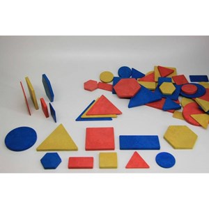 Blocs logiques 60p en bois re-wood