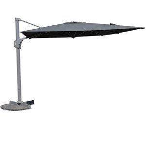 Parasol déporté noir 4x3 neptunia