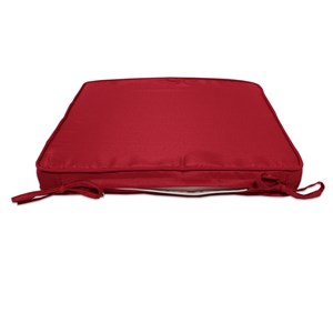 Coussin rouge pour fauteuils fixes