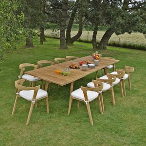 Chaise de jardin en teck massif rumba