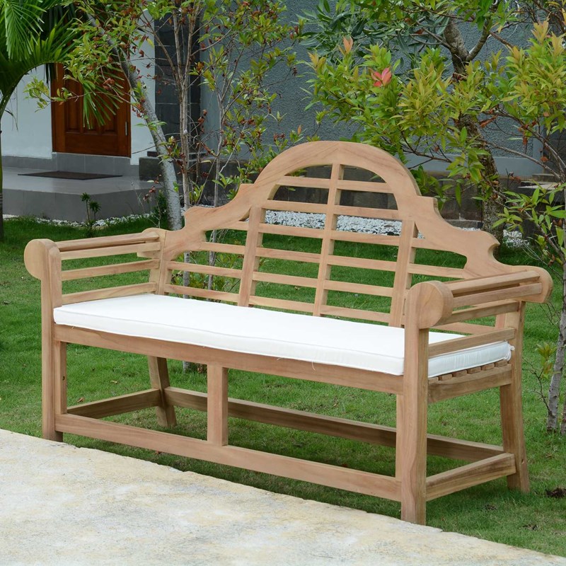 Coussin crème pour banc marlborough