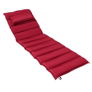 Matelas rouge pour bain de soleil