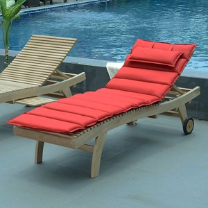 Matelas rouge pour bain de soleil