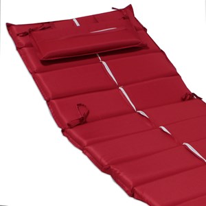 Matelas rouge pour bain de soleil