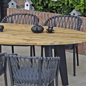 Table en teck recyclé 240 cm, elfe