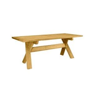 Table en teck recyclé 240 cm, rhodes
