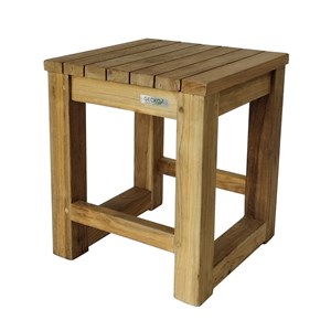 Tabouret en teck recyclé toscagne