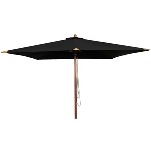 Parasol droit noir 3x3 m pegasia