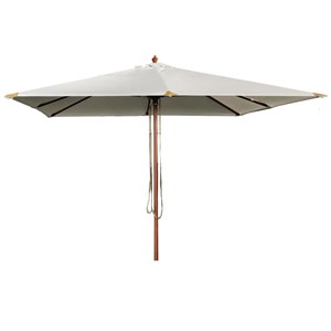 Parasol droit écru 3x3 m pegasia
