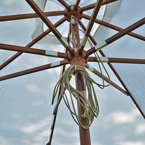 Parasol droit écru 3x3 m pegasia