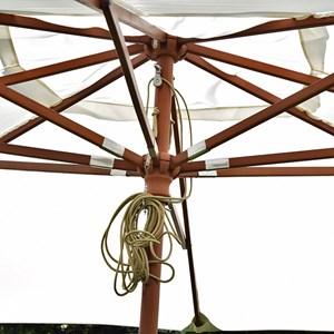 Parasol droit écru 4x3 m pegasia