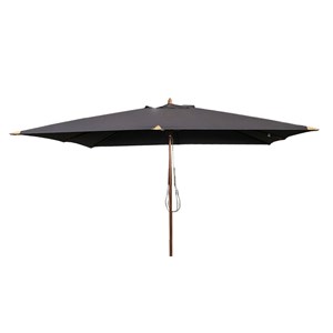 Parasol droit gris 4x3 m pegasia