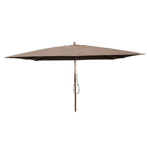 Parasol droit taupe 4x3 m pegasia