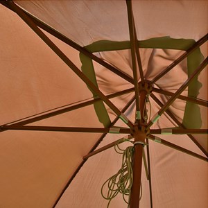 Parasol droit taupe 4x3 m pegasia