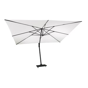 Parasol déporté écrue 4x3 m poseidon