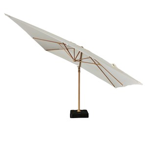 Parasol déporté écrue 4x3 m poseidon