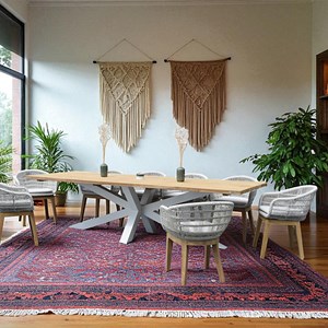 Table teck recyclé 300 cm conceptual