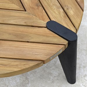 Table basse en teck recyclé 60 cm carmen
