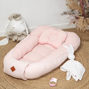 Cocon réducteur lit coton nid d'abeille