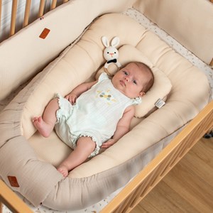 Cocon réducteur lit coton nid d'abeille