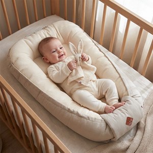 Cocon réducteur lit coton nid d'abeille