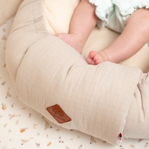 Cocon réducteur lit coton nid d'abeille