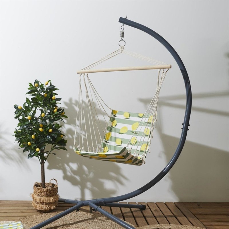 Chaise suspendue citrons