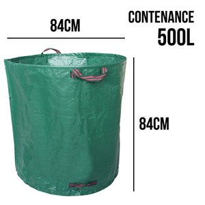 Lot 3 sacs déchets 500l en pp