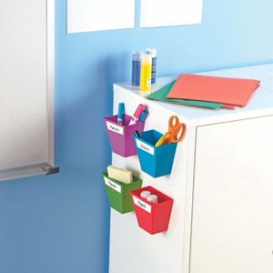 4 boites de rangement magnétique