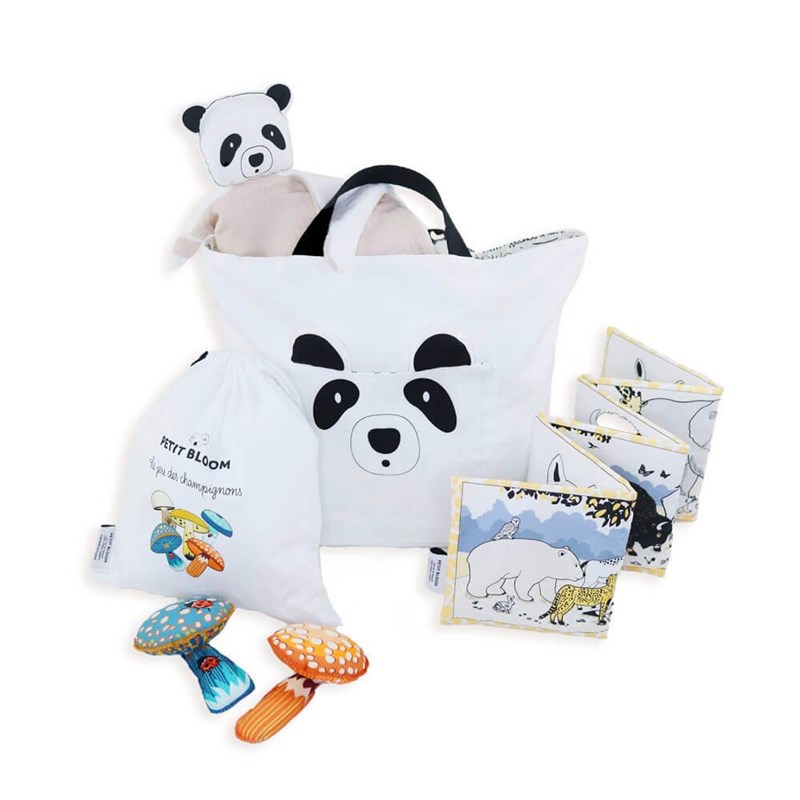 Petit sac à jouet panda (Petit Bloom) - Image 1