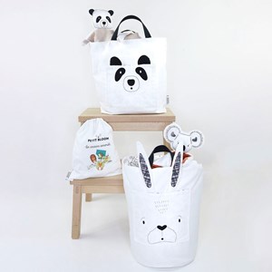 Petit sac à jouet panda