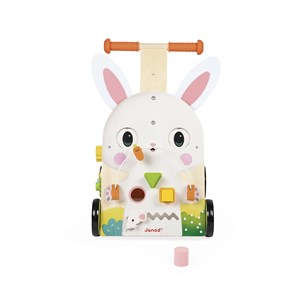 Chariot de marche multi-activités lapin
