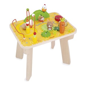 Table d'activités en bois ferme