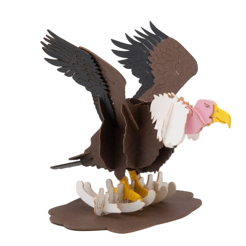 Maquette 3d en papier vautour